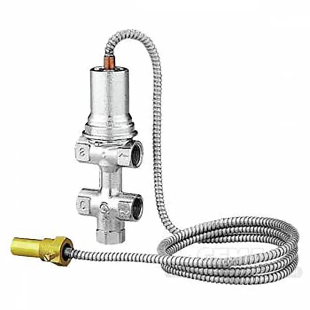 Dispozitiv de siguranță dublu de scurgere termică Caleffi ½" se deschide la 90-100°C