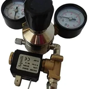 Reductor profesional cu 2 manometre + electrovalvă
