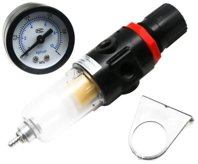 Reductor Presiune cu Separator Apa 10bar 1000L/min Filtru 40 microni, Kraft&Dele KD1495