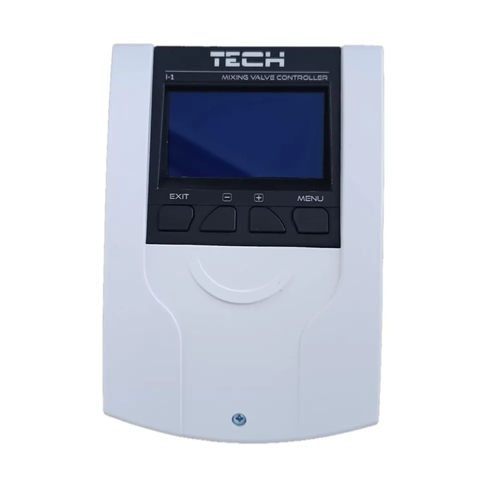 Controler pentru supapă de amestec TECH EU-i-1, compensat de vreme, pentru protecția circuitului de încălzire și returului