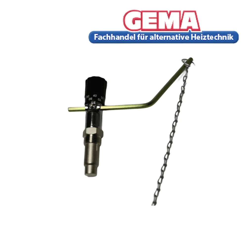 Regulator de tiraj Regulus pentru cazane cu combustibil solid