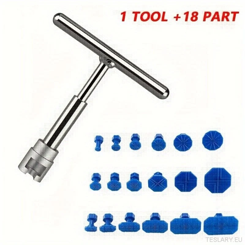 Instrument de reparație mașinii de dinți în formă de T TOST cu 18pcs distanțiere set de instrumente de reparație dentinulu...