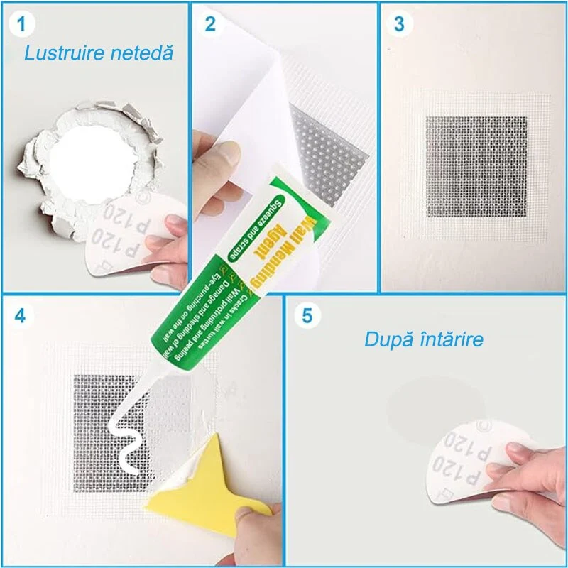 Set 3 x Kit Instant pentru Repararea Peretilor Interiori