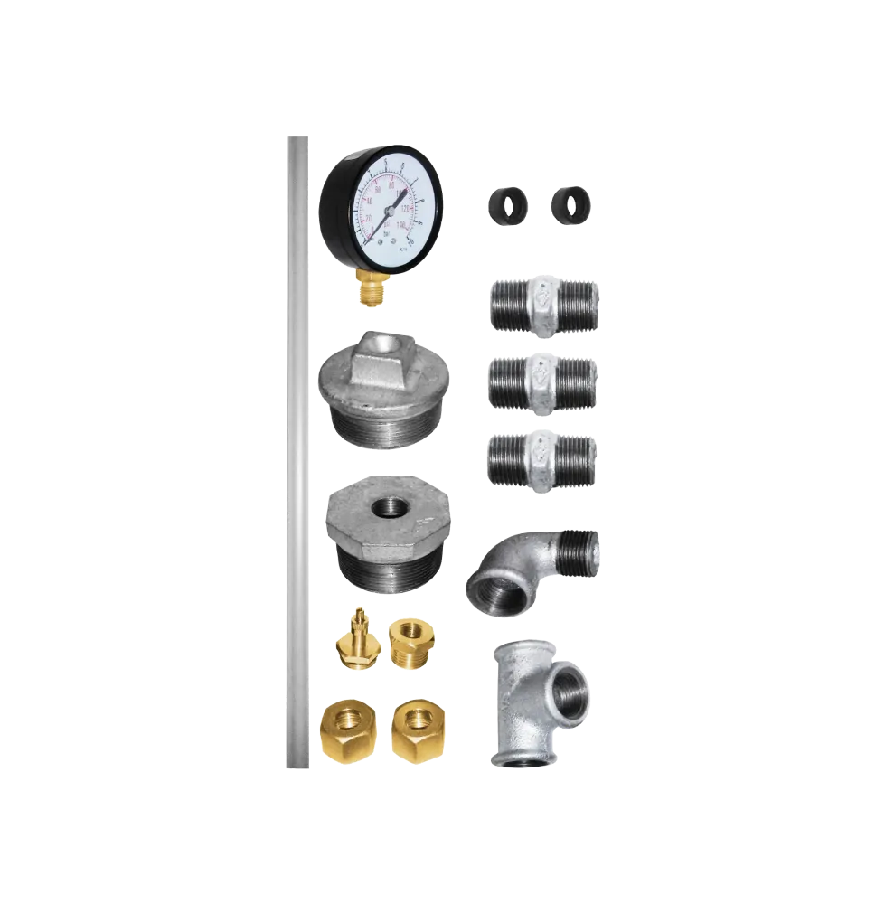 Rezervor vertical galvanizat de 200 L cu accesorii