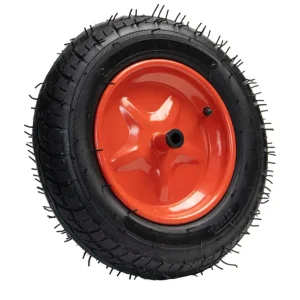 Roata roaba - tt - ax subtire 14mm - mixt - 3.50-8 8pr