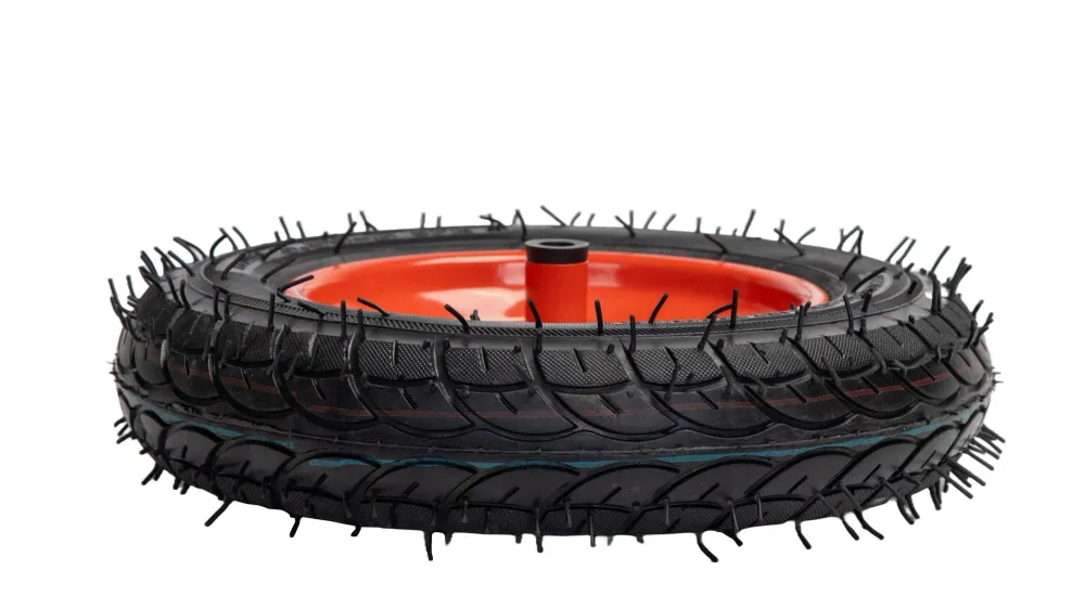 Roata roaba - tt - ax subtire 14mm - mixt - 3.50-8 8pr