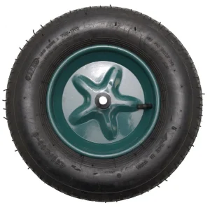 Roata roaba - tt - ax subtire 14mm - mixt - 4.00-8 4pr