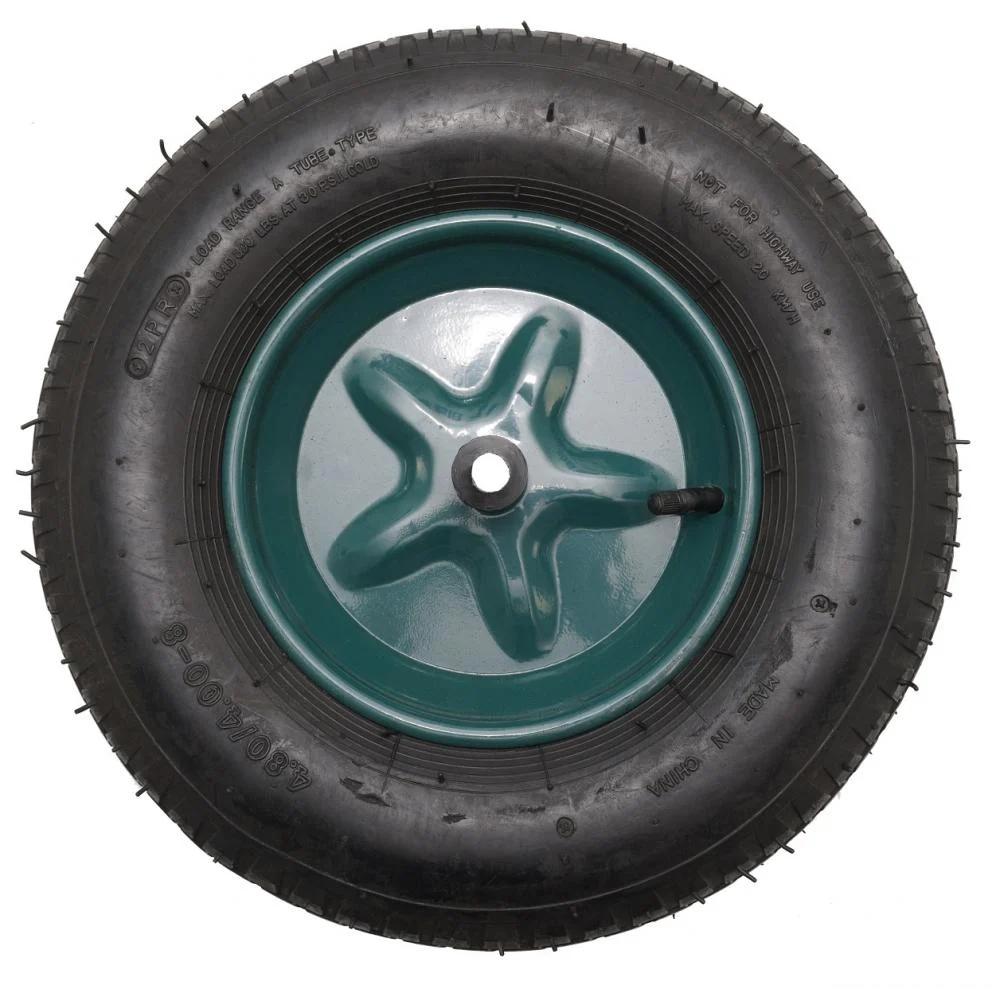 Roata roaba - tt - ax subtire 14mm - mixt - 4.00-8 4pr