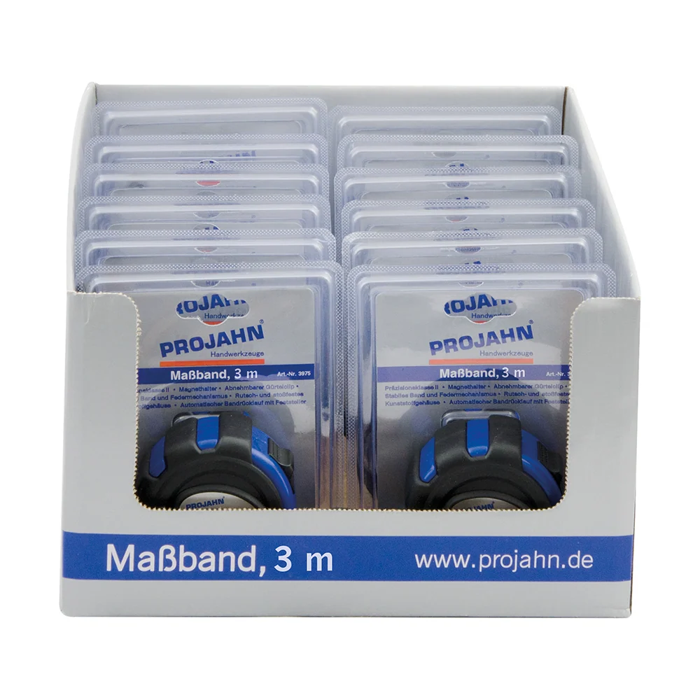Display ruleta de masurare PROJAHN, 3 m, 12 buc