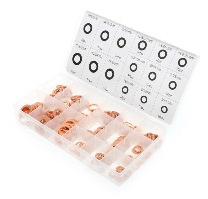 Saibe Cupru 150 Bucati Set, Kraft&Dele KD10503