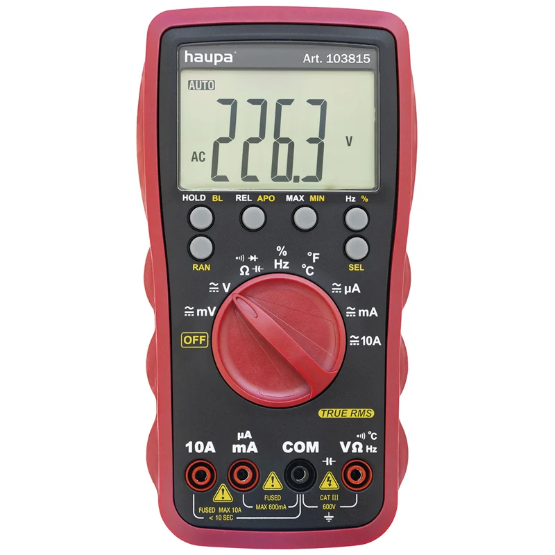 Multimetru digital "Multi Check III", Haupa 103815