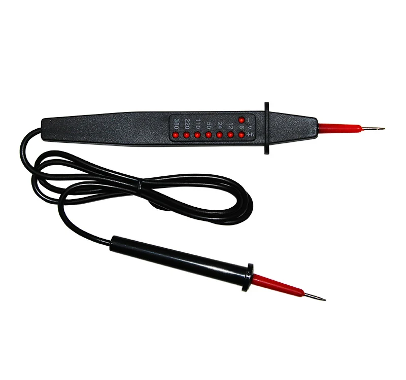 Tester de tensiune, cu cablu si LED, AC/DC, 6÷380V, Adeleq 03-003