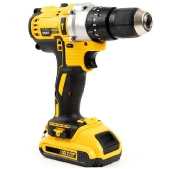 Bormașă cu Percuție și Înșurubat 36V, 2 Acumulatori, 500W, 30 Accesorii