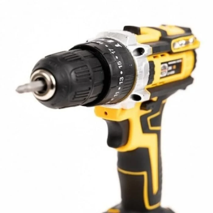 Bormașă cu Percuție și Înșurubat 36V, 2 Acumulatori, 500W, 30 Accesorii