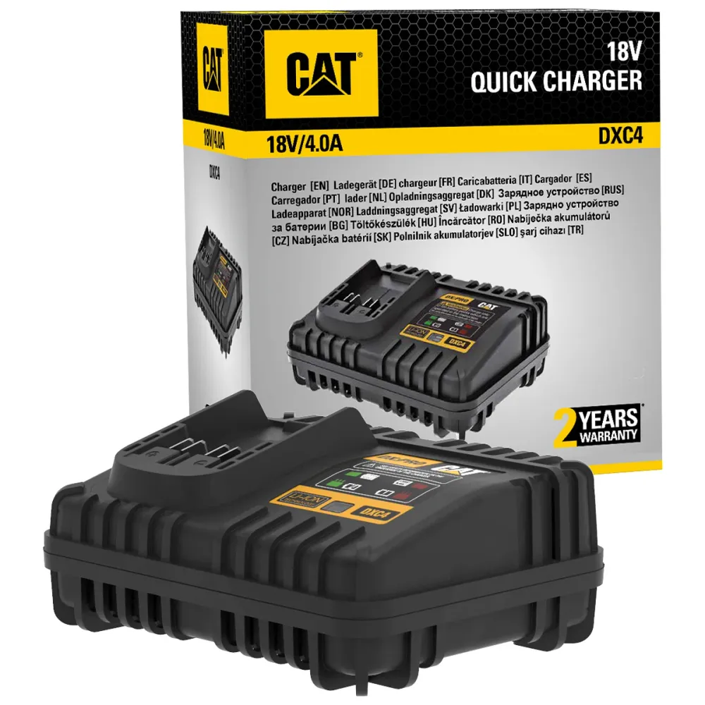 Incarcator CAT, 18V 4AH, Model DXC4