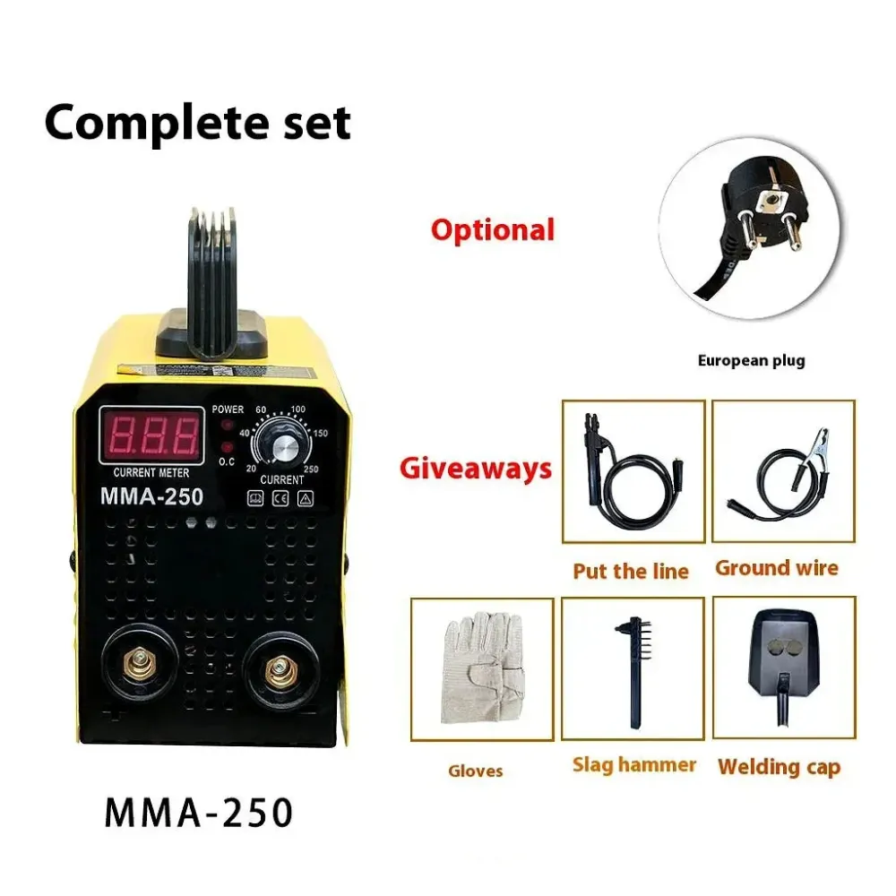 Aparat de sudură invertor AT Performance AT-2043 MMA-250, 250A, Display digital, 230V