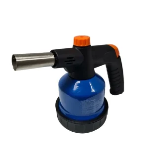 Arzător Gaz Profesional 360°, Lampă de Lipit cu Aprindere Piezo și Corp Metalic
