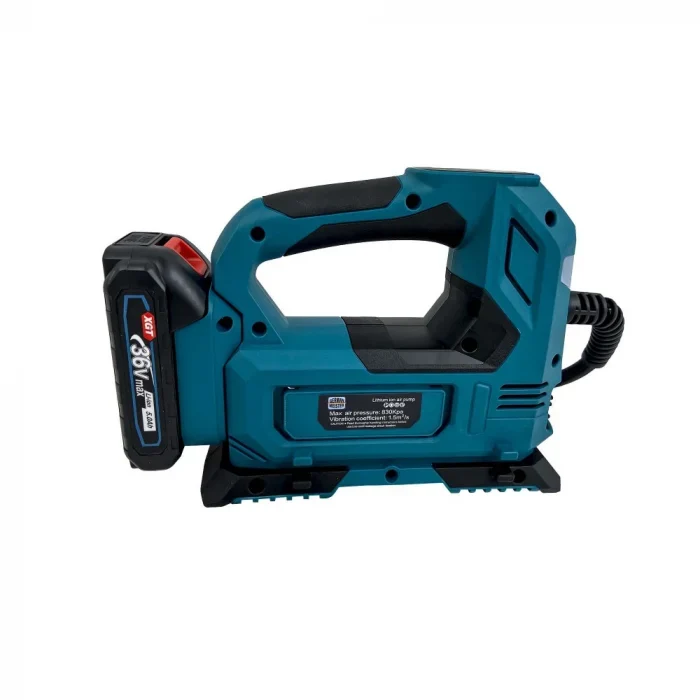 Compresor Auto Profesional cu 2 Acumulatori 48V 4AH, Conector Bricheta Auto