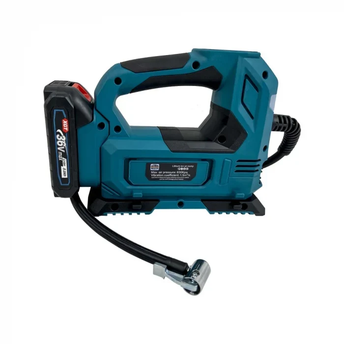 Compresor Auto Profesional cu 2 Acumulatori 48V 4AH, Conector Bricheta Auto