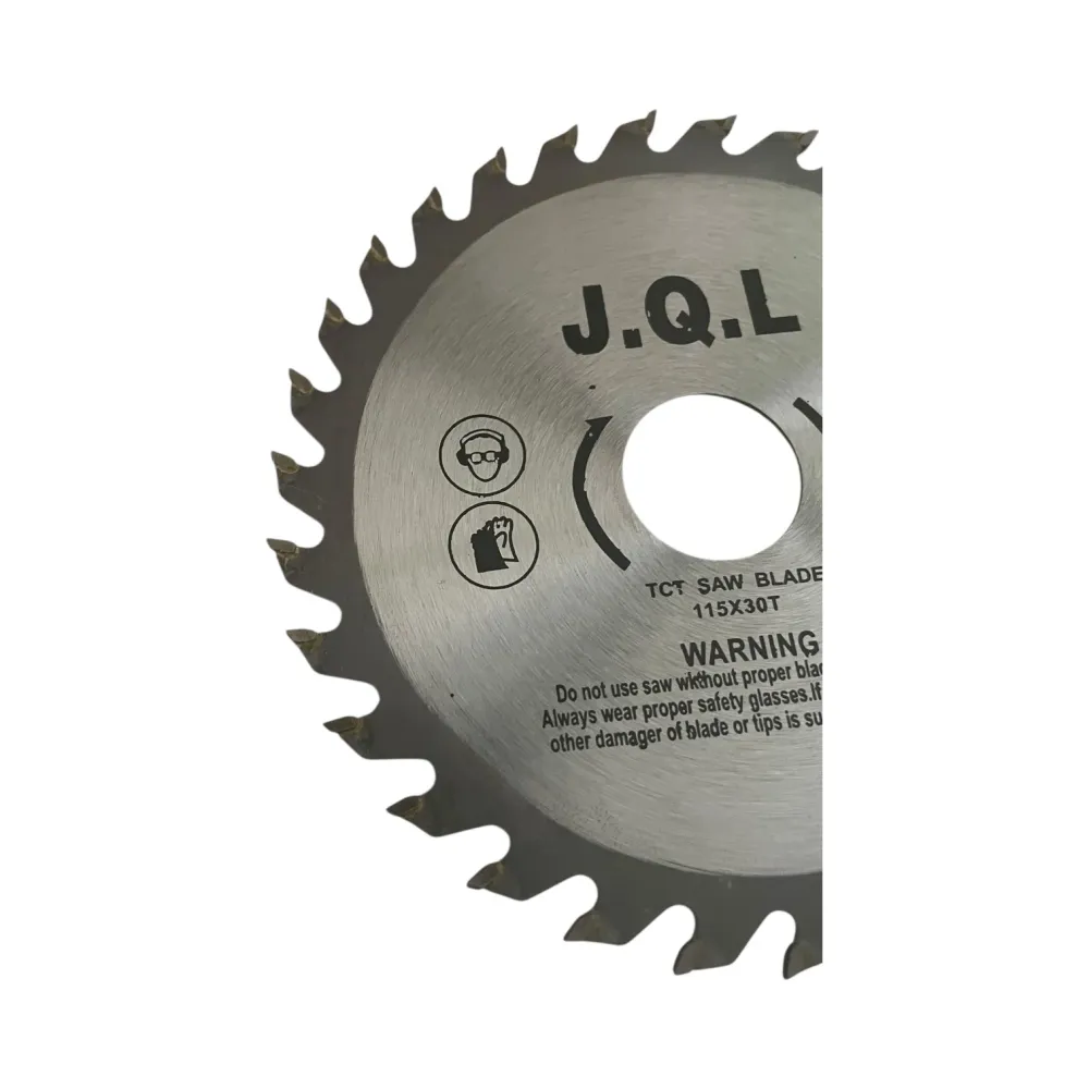 Disc Circular pentru Lemn 115mm (4.5") - 30 Dinți TCT, Gaură 22.3mm