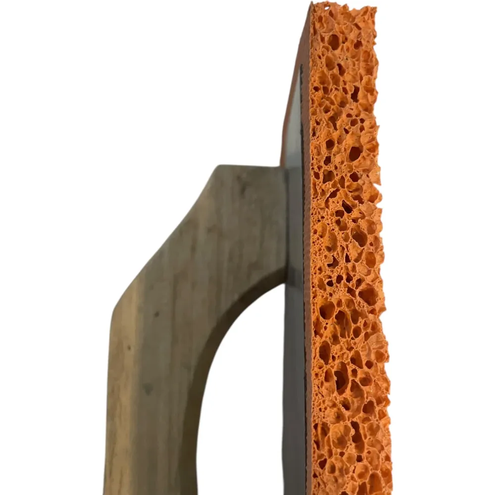 Driscă cu Burete Poliuretan 210x130mm - Mâner Lemn pentru Tencuială și Finisare
