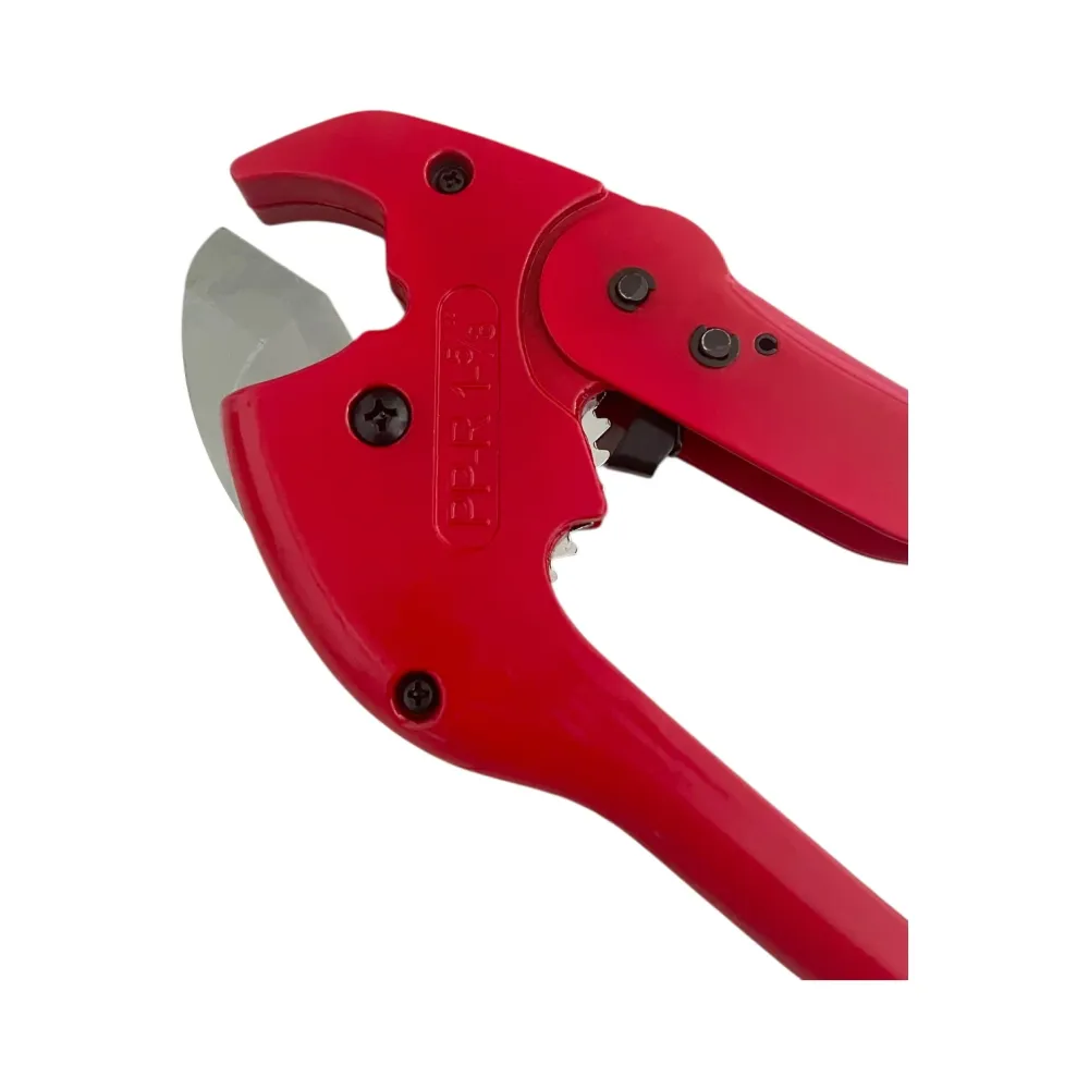 Foarfecă pentru Tevi PPR 3-42mm - Oțel Inoxidabil, Mâner Ergonomic Roșu