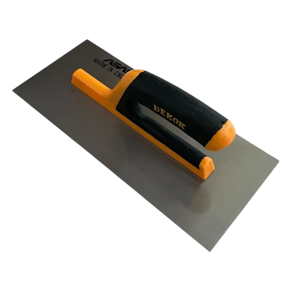 Gletieră Profesională Dreaptă 280x120mm - Mâner Ergonomic, Inox DeKok