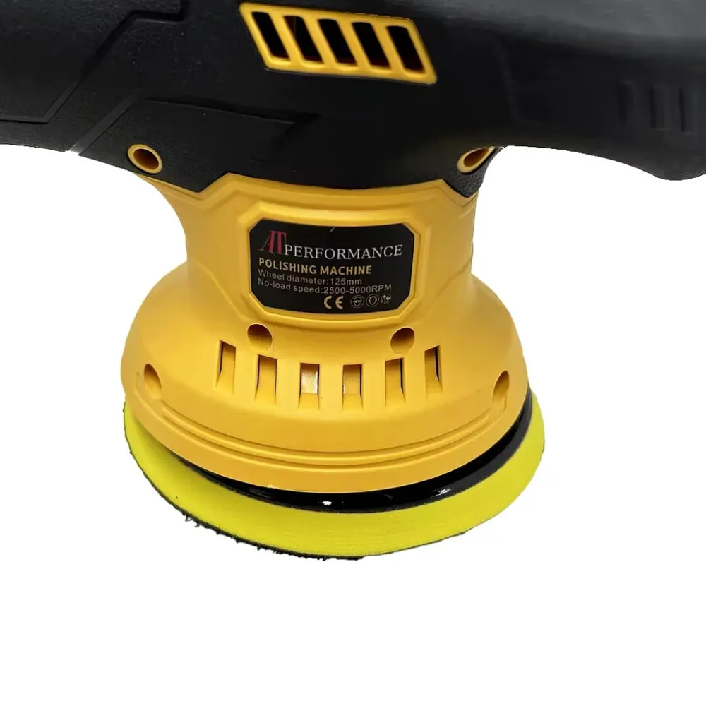 Mașă de Polish Auto Fără Fir AT Performance, 2 Acumulatori, 2800–5500 RPM, 125–150 mm, Profesională pentru Detailing