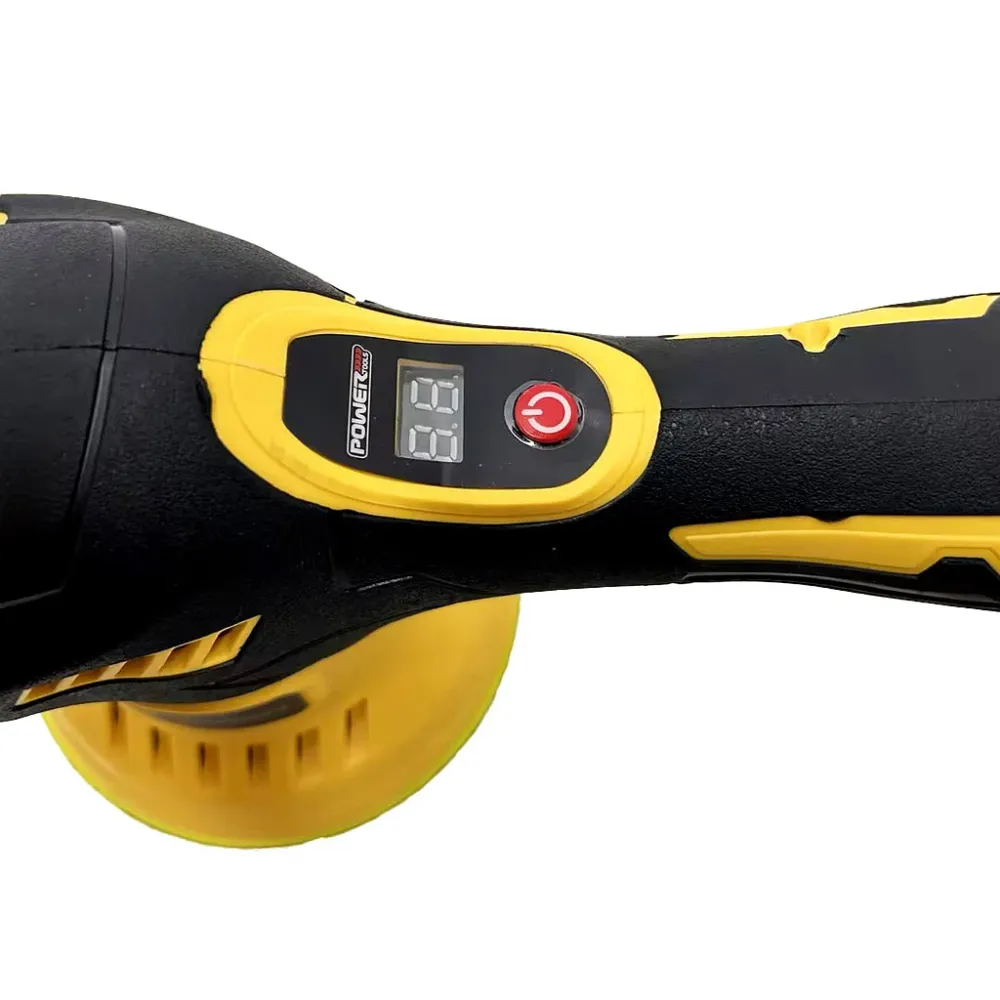 Mașă de Polish Auto Fără Fir AT Performance, 2 Acumulatori, 2800–5500 RPM, 125–150 mm, Profesională pentru Detailing