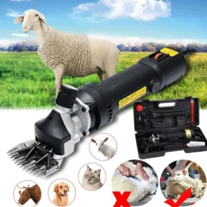 Mașă de Tuns Oi 850W, 6 Trepte de Viteză, 2400 RPM, Cablu 5m – Set Profesional Visivo