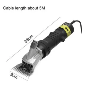 Mașă de Tuns Oi 850W, 6 Trepte de Viteză, 2400 RPM, Cablu 5m – Set Profesional Visivo