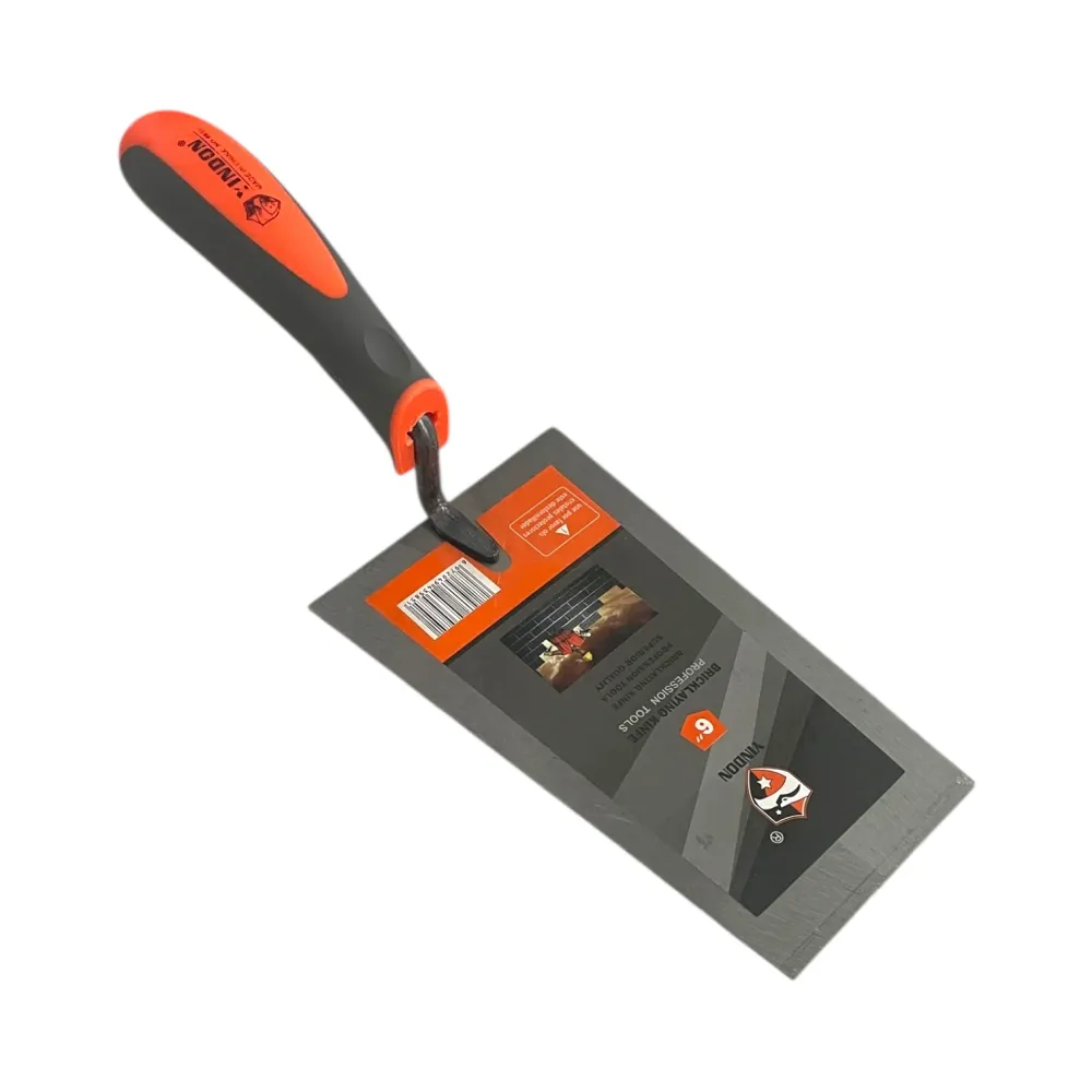 Mistrie Trapezoidală 16cm - Oțel Inoxidabil, Mâner Ergonomic Portocaliu-Gri