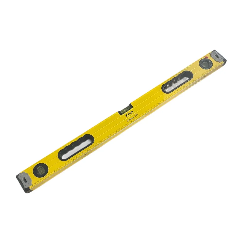 Nivelă cu Bulă 80cm Multifuncțională - Boloboc Ajustabil și Ruletă Integrată
