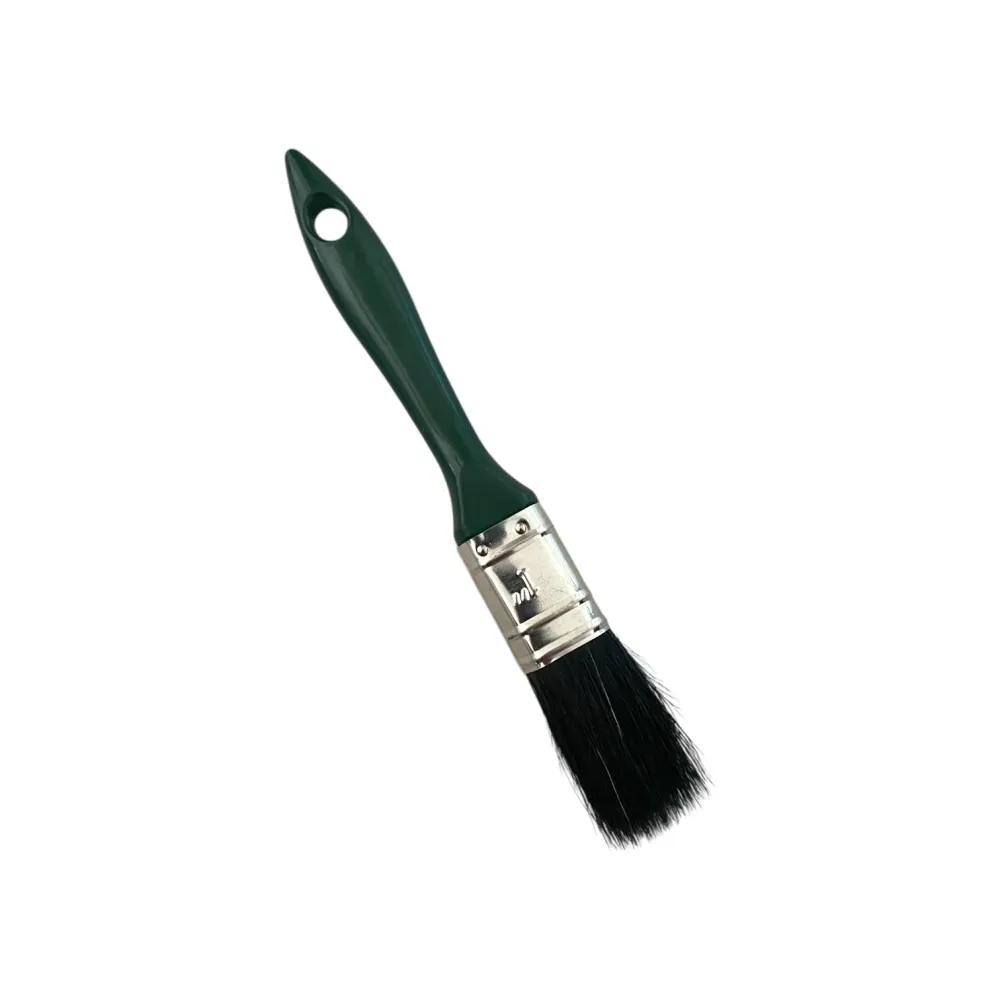 Pensulă de Vopsit cu Mâner Ergonomic din Lemn - Verde