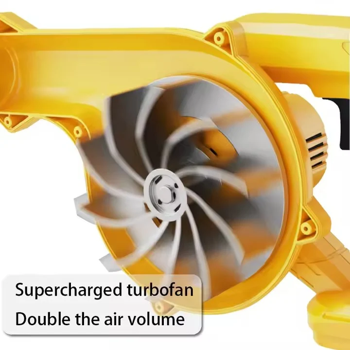 Suflantă și Aspirator 2 în 1 Fără Fir AT Performance AT-919, 48V, 18000 RPM, cu 2 Acumulatori, Puternică pentru Frunze și...