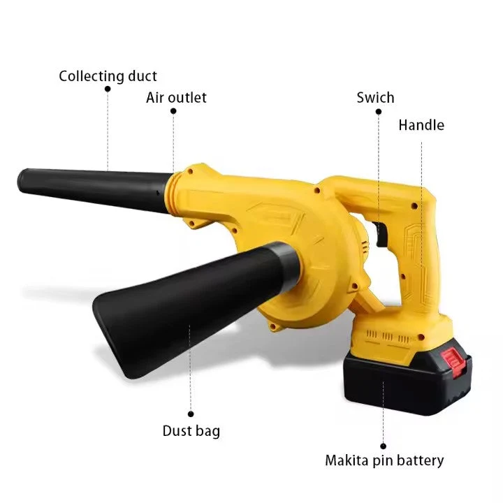 Suflantă și Aspirator 2 în 1 Fără Fir AT Performance AT-919, 48V, 18000 RPM, cu 2 Acumulatori, Puternică pentru Frunze și...