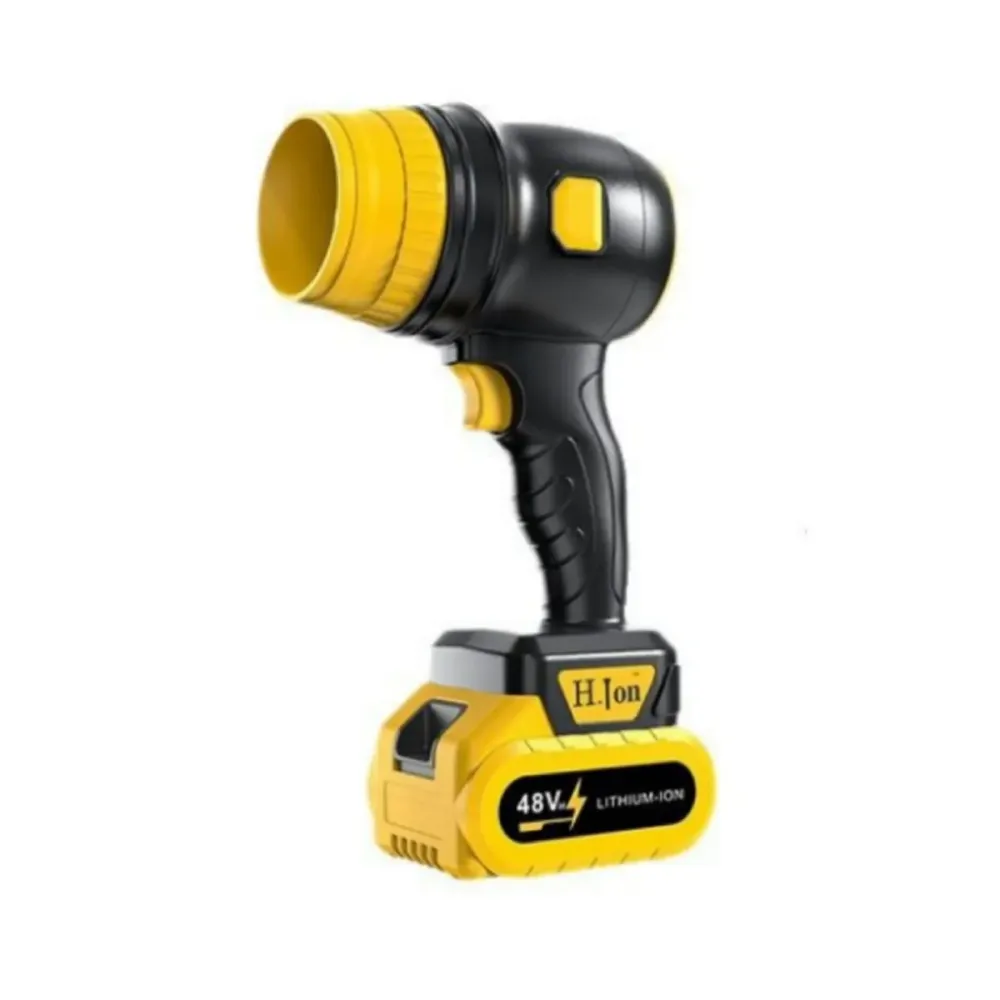 Suflanta Aer Portabila cu 2 Acumulatori 48V | Putere 34000 RPM, Uscare Auto, Curatare Frunze