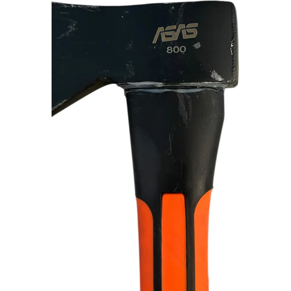 Toporiță ASAS 800 cu Mâner Ergonomic Portocaliu - Oțel Forjat 1180g