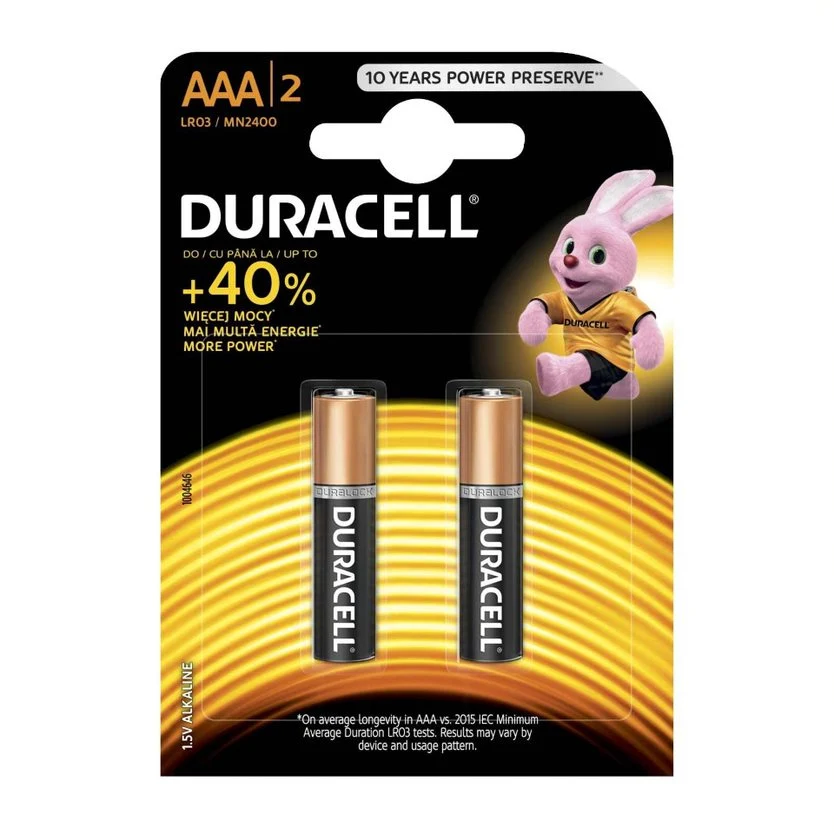 Baterie Duracell Basic AAA LR03 2buc