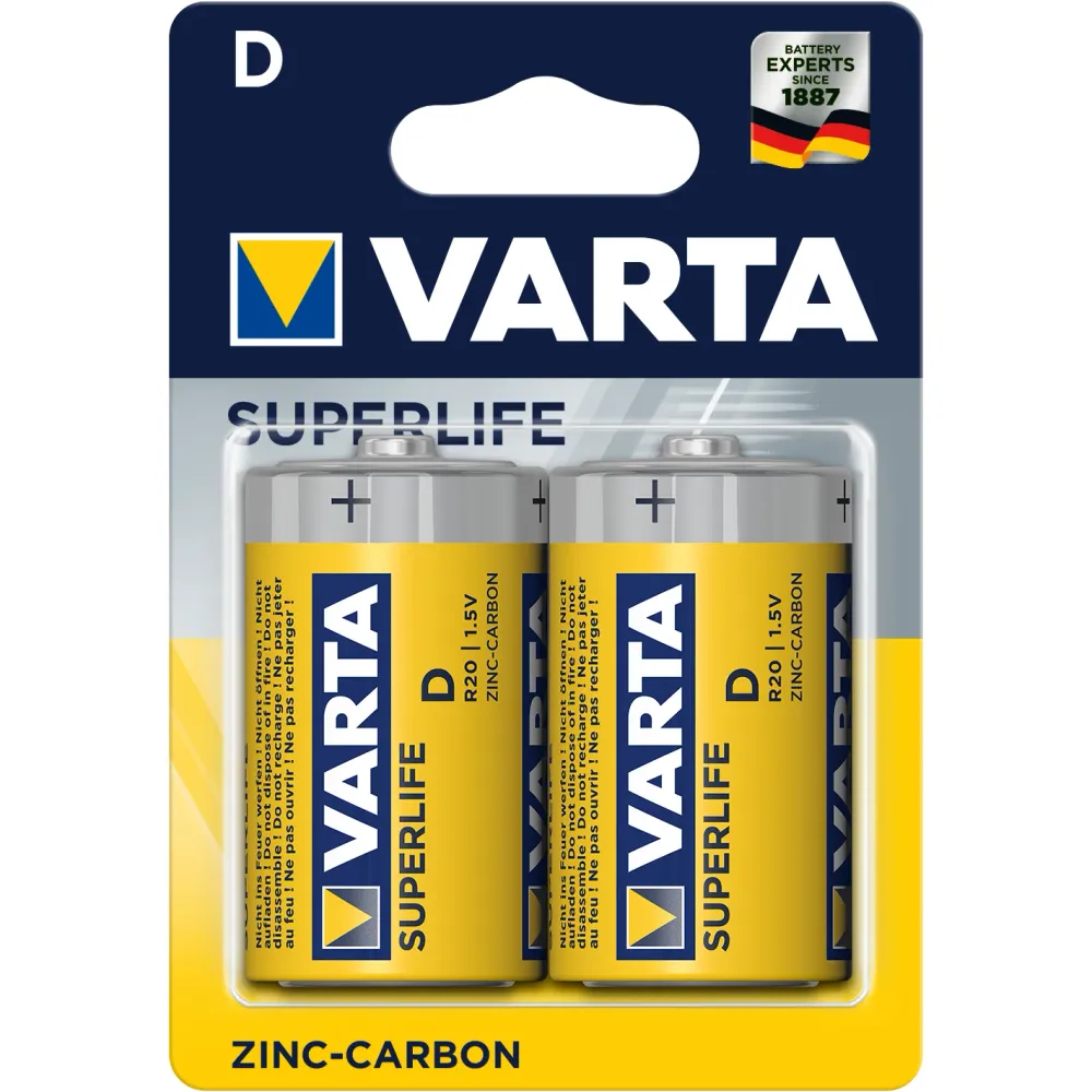 Varta superlife D/R20 bli 2