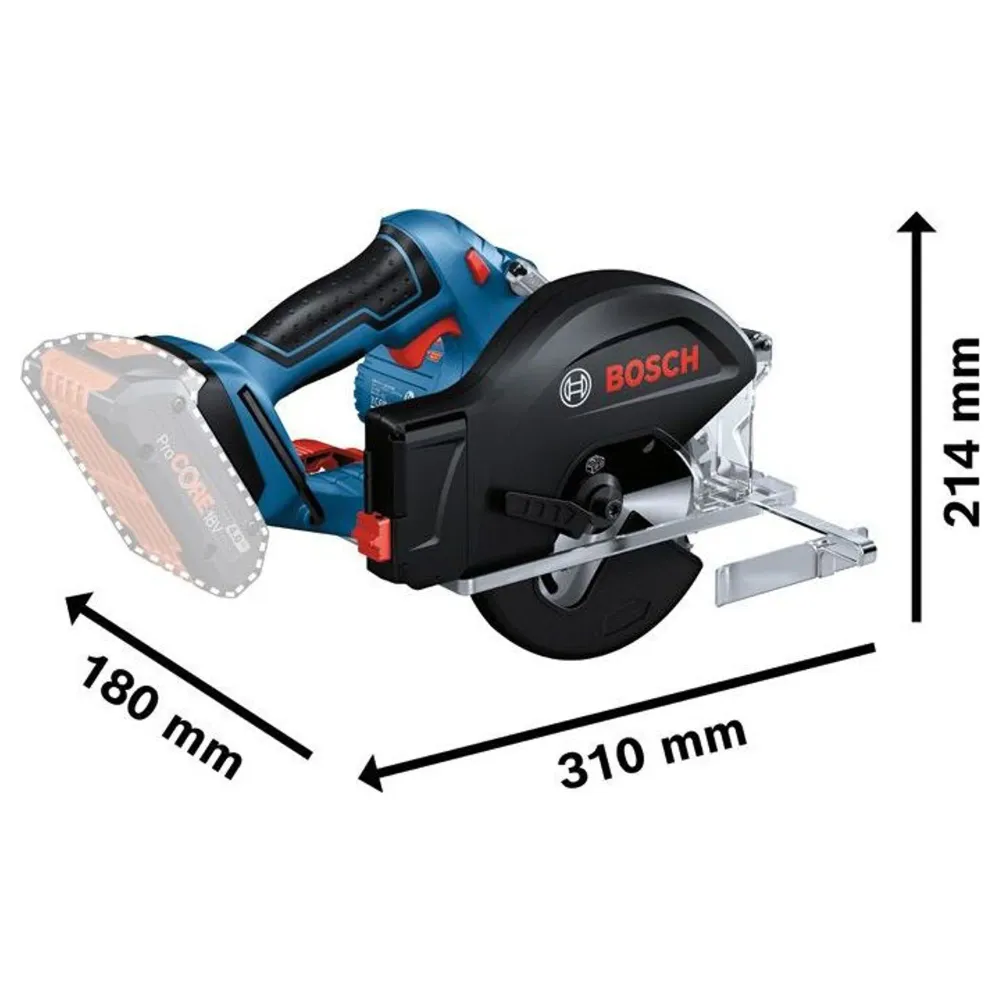 ferăstrău circular Bosch Profesional GKM 18V-50 PRO 18V