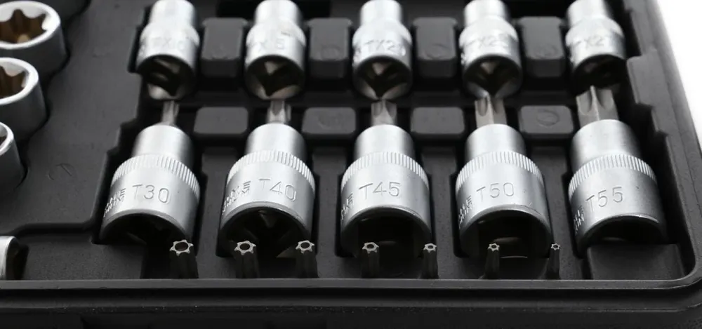 Set Biti si Tubulare Torx 30 Piese, Kraft&Dele KD10242