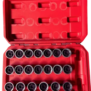 Set chei pentru desfacerea antifurtului jante VAG, 21 piese, trusa