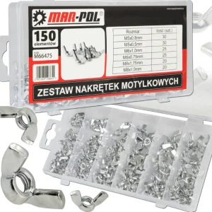 Set de piulițe fluture – 150 de piese