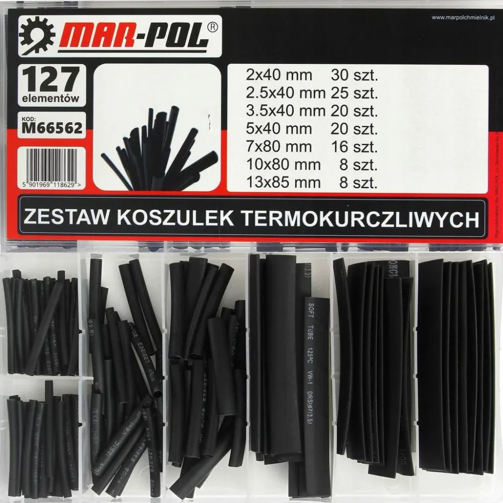 Set tuburi termocontractabile 127 bucati varnish