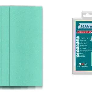 Set 50 foi smirghel TOTAL 90x231 mm, P40–P180, pentru lemn si metal