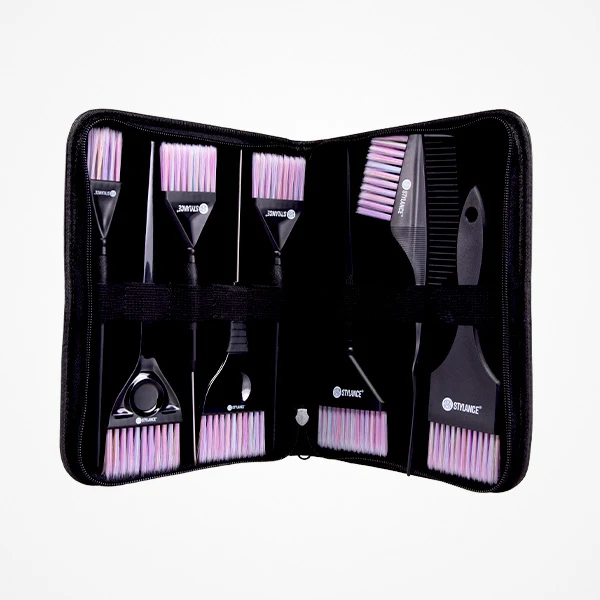Set 8 Pensule pentru Vopsit - Color Brush Tint Brushes - Stylance