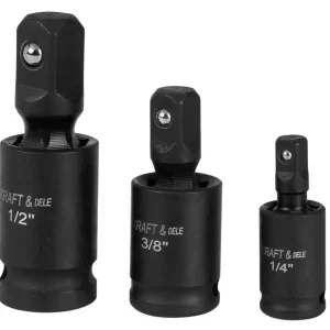 Set Tubulare Cardanice Impact 1/4" 3/8" 1/2" Otel Cr-Mo, Kraft&Dele KD10530