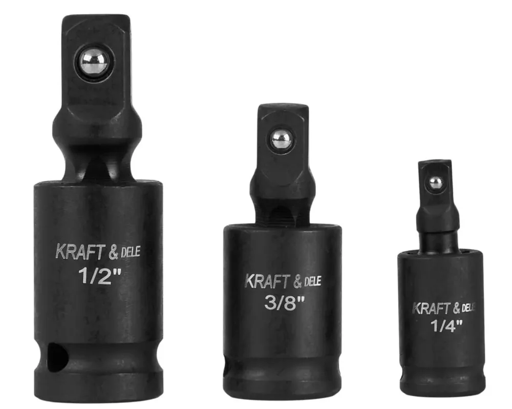 Set Tubulare Cardanice Impact 1/4" 3/8" 1/2" Otel Cr-Mo, Kraft&Dele KD10530