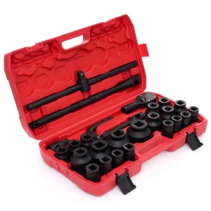 Set Tubulare Impact 26 Piese 3/4 Inch 12 Puncte, Kraft&Dele KD11759